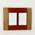 Burnt Umber 1980s Vintage Boho Chic Arts & Crafts Mahogany Dual Photo Wall Picture Frame. For Sale - Image 8 of 8