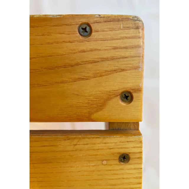 Wooden Chairs - Custom Made - A Pair For Sale - Image 4 of 7