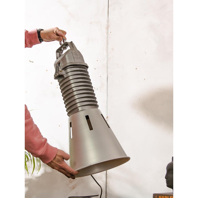 Vintage Dutch Industrial Pendant Light from Philips, 1950s For Sale - Image 10 of 15