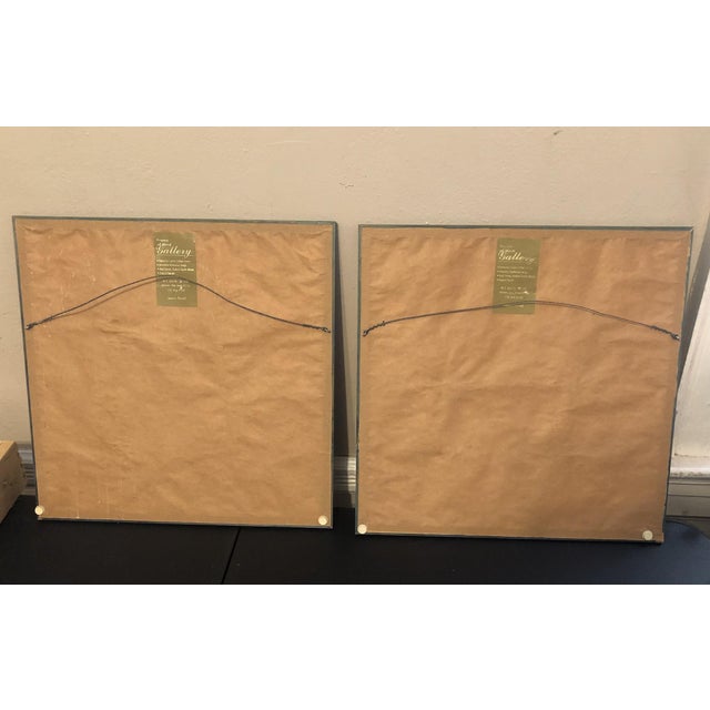 Karen Hoepting Signed "Spirit Leaf" Framed Animal Prints - Edition 65/200 - Pair For Sale - Image 10 of 17