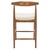 Cream Lionel Retro Counter Stool - Walnut/Cream For Sale - Image 8 of 8