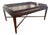 Early 20th Century Barbara Barry for Baker Mahogany Tray-Top Coffee Table For Sale