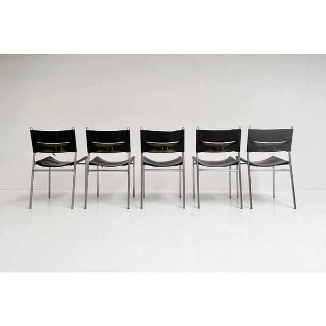 Vintage SE06 Chairs by Martin Visser for T Spectrum, 1960s, Set of 5 For Sale - Image 4 of 18