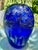 Mid-Century Modern Rare Large Kent F. Ipsen Cobalt Blue Studio Glass Vase, Signed & Dated 1977 – Richmond Va • 15¼" For Sale - Image 3 of 18