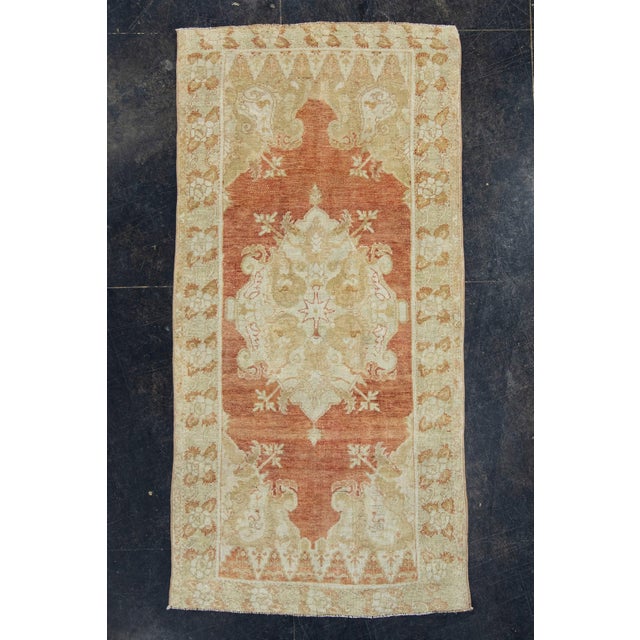 Brown Turkish Vintage Rug 3'5" x 6'11" #17463 For Sale - Image 8 of 8