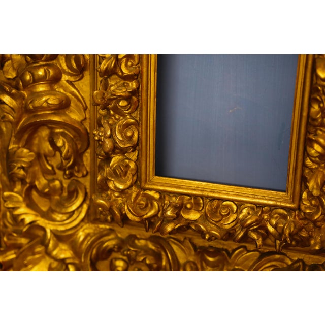 Italian Carved and Gilded Frame, Central Italy, Late 17th Century For Sale - Image 6 of 8