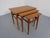 Mid-Century Modern Vintage Teak Nesting Tables by Kai Kristiansen for Skovmand & Andersen, 1960s, Set of 3 For Sale - Image 3 of 18