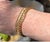 Metal 18k Yellow Gold Italian Mesh Bracelet Vintage For Sale - Image 7 of 9