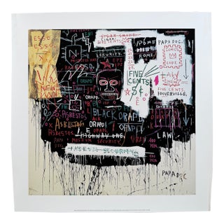 Jean Michel Basquiat (1960-1988), Museum Security (Broadway Meltdown), 1983, Copyright Estate of Jean Michel Basquiat, Licensed by Artestar Ny For Sale