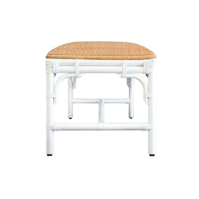 New special order item. Not vintage. Add a touch of coastal charm to your space with the Asha Natural Rattan Bench. Made...