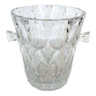 19th Century Vannes-Le-Châtel Crystal Ice Bucket For Sale