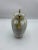 Nice Nippon hand painted porcelain vase with floral and intricate gilded Moriage leaf pattern down sides of vase. The...