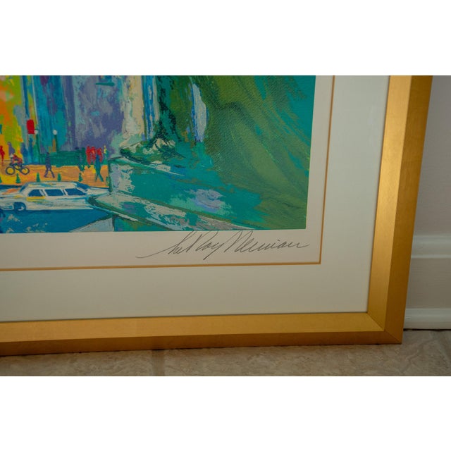 1980s LeRoy Neiman - New York Stock Exchange (Wall Street), Signed Limited Edition Serigraph For Sale - Image 4 of 5