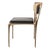 Bronze "Devonshire" Chair With Bronze and Tailor Made Leather For Sale - Image 8 of 11
