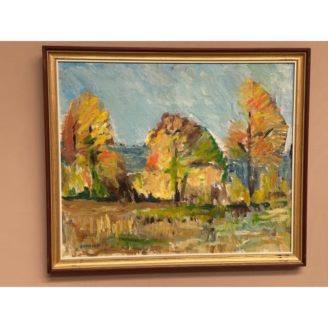 Gunnar Rydholm, Klar September, 1960s, Oil on Canvas, Framed For Sale - Image 17 of 18