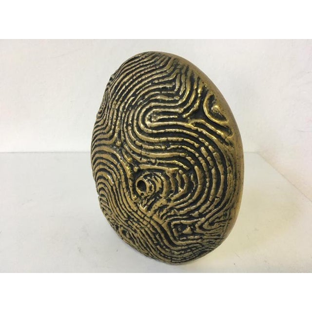 1980s Postmodern Abstract Moon Sculpture in Bronze by Maurizio Bonora, Italy, 1985 For Sale - Image 5 of 18