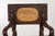 Anglo-Indian 1900 Armchair with Carved Back, Mythical Creatures and Woven Rattan For Sale In Atlanta - Image 6 of 12