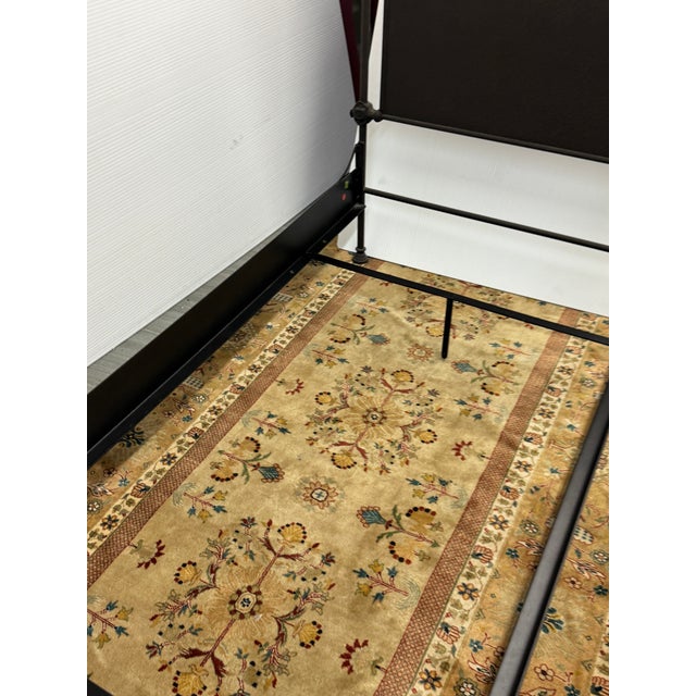 Twin Size Restoration Hardware Academie Bed Frame For Sale - Image 11 of 12