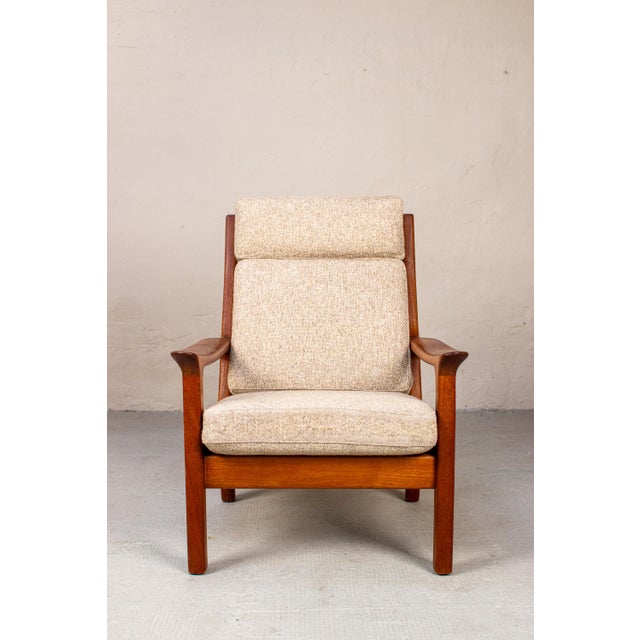 Mid-Century Danish Teak Armchair from Juul Kristensen, 1960s For Sale - Image 13 of 17