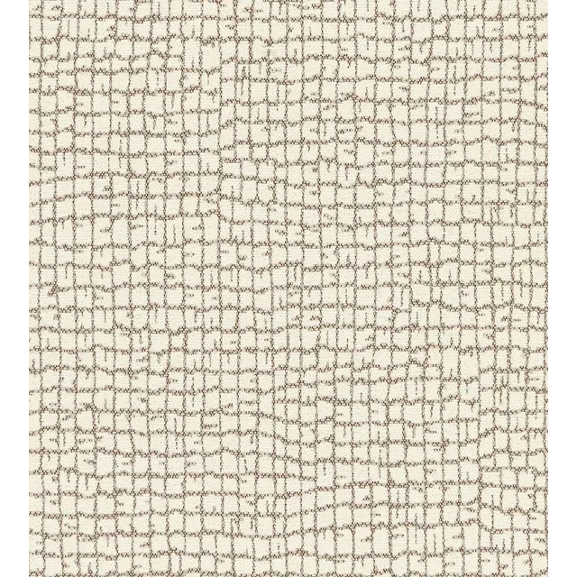 Sample - The House of Scalamandré Troya Beach Fabric, Greige For Sale