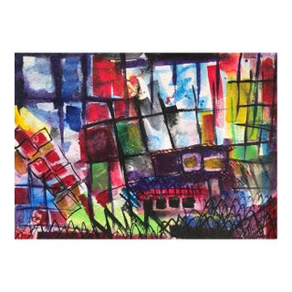 1972 Adrienne Anderson Abstract Painting For Sale