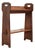 Limbert Style Antique Mission Oak Arts & Crafts Cutout Book Trough or Magazine Stand, Circa 1910 For Sale