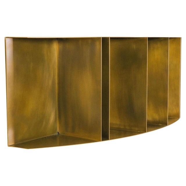 Chowa Brass Shelf by Zincutec For Sale - Image 10 of 10