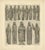 Racinet, Middle Ages Statues Objects, 1880, Paper For Sale