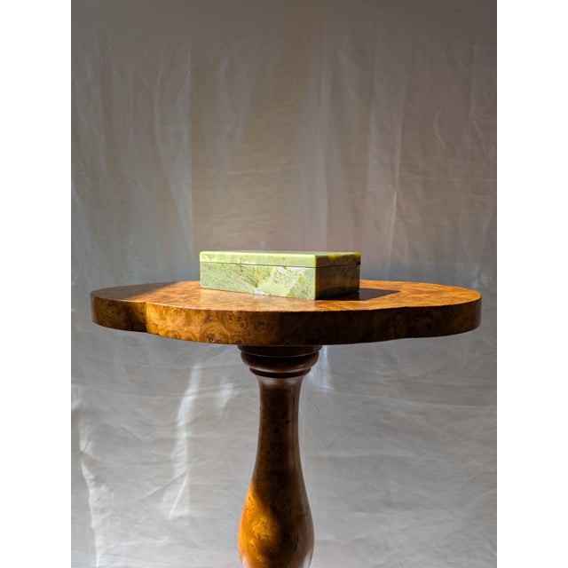 Antique Italian Green Marble Trinket Box from Henry Griffith & Sons, 1890s For Sale - Image 3 of 15