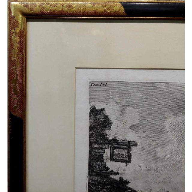 18th Century Giovanni Battista Piranesi -Veduta Del Sepolcro Della Famiglia Plauzia -18th Century Etching For Sale - Image 5 of 9