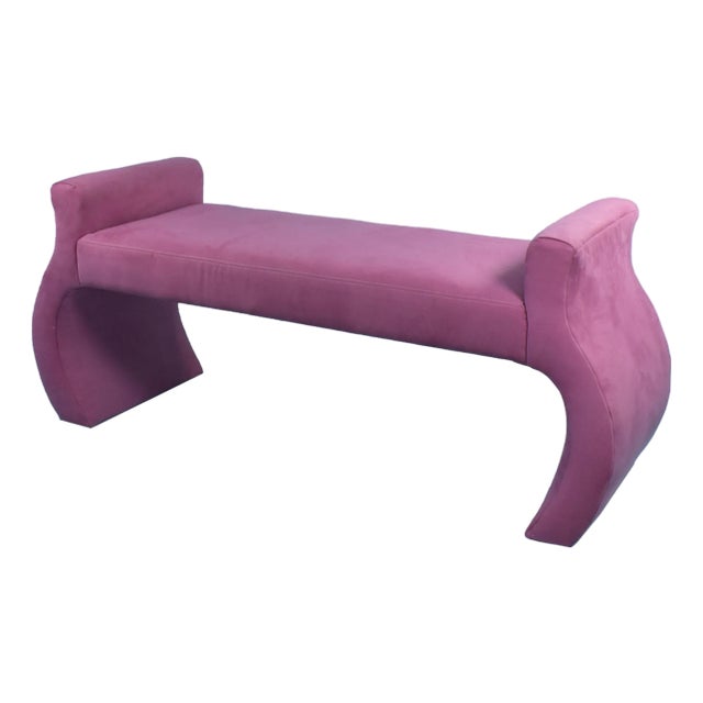 Mid-Century Modern Parsons Bench For Sale