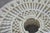 Glass Monumental White Dining Table with Glass Top and Macramé, 1990s For Sale - Image 7 of 13