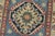Textile Kazak Runner 2’9” X 9’6” Blue Wool Tribal Hand-Knotted Oriental Rug For Sale - Image 7 of 13