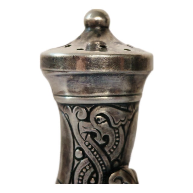 Silver Salt and Pepper Shaker by Magnus Aase, Norway, Set of 2 For Sale