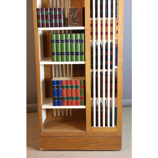 Large Rotating Bookcase, 1970s For Sale - Image 12 of 13