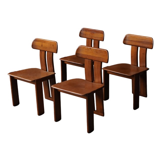 ‘Sapporo Dining Chairs by Mario Marenco for Mobilgirgi, Italy, 1970s, Set of 4 For Sale