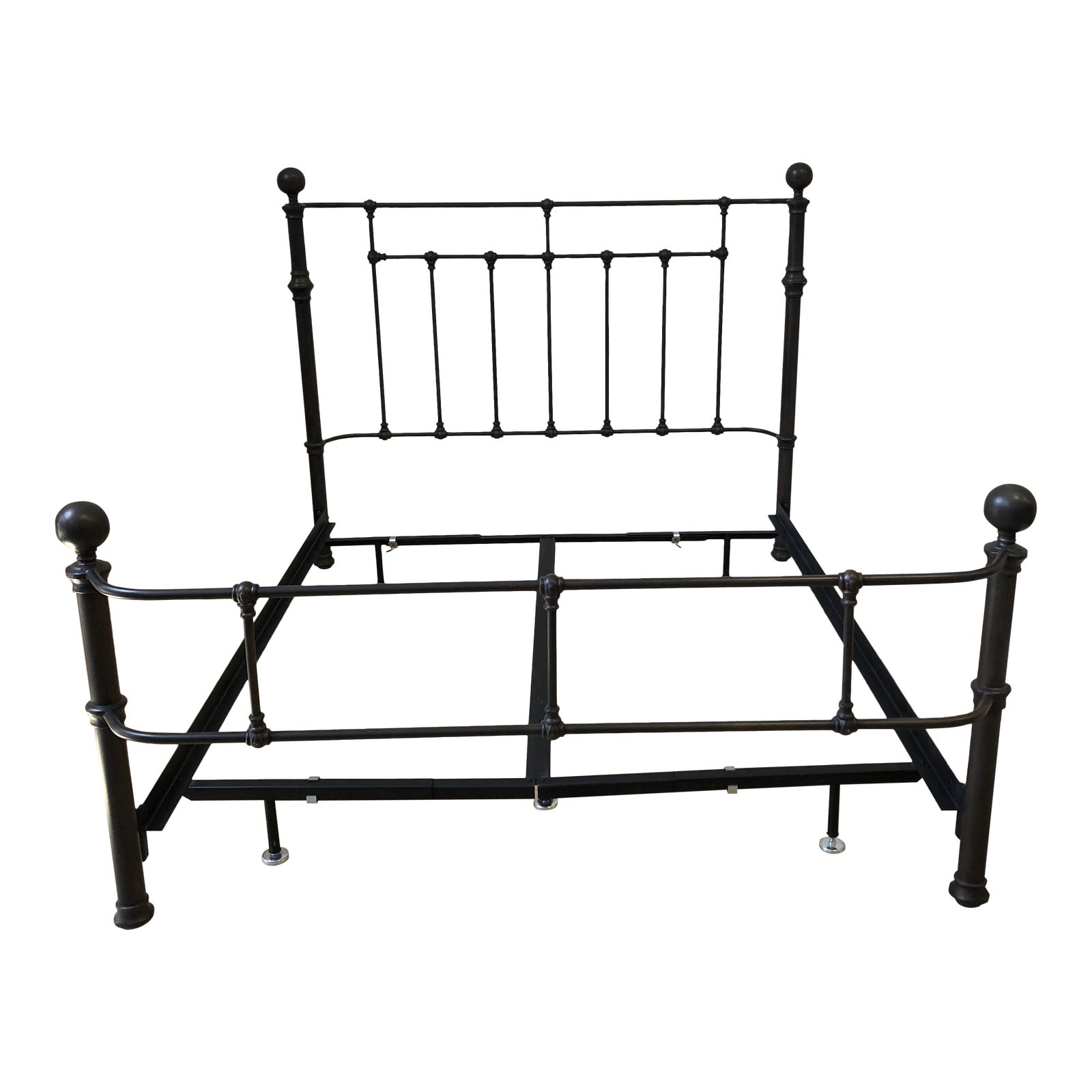 Pottery Barn Queen Size Mendocino Bed Frame Chairish