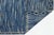 Contemporary Contemporary Handmade Oceanic Blue Wave Kilim Wool Area Rug Luxury Flat-Weave For Sale - Image 3 of 12