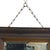 Brown Victorian 1890s Uk Import Carved Oak Wall Mirror With Beveled Glass and Hanging Chain. For Sale - Image 8 of 10