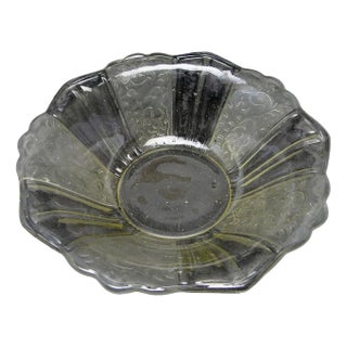 Art Deco Bowl attributed to Krosno Glassworks For Sale