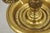 Gold Vintage Regency Style Brass Candlestick Bouillotte Desk Table Lamp W/ Swans (A) For Sale - Image 8 of 11