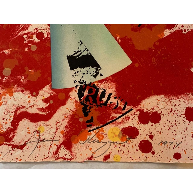 Signed and numbered in pencil Lithograph with screenprint in colors on Rives paper Artist Proof