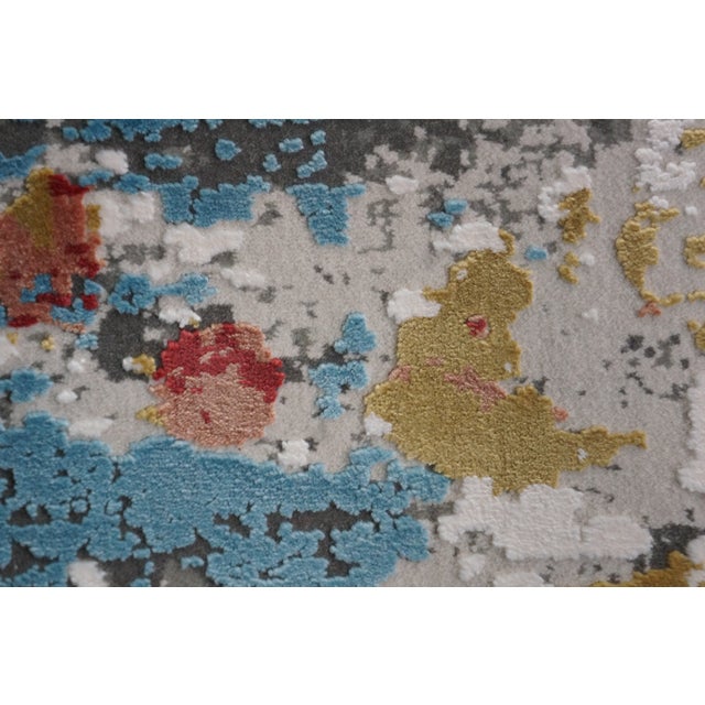 Power Loomed Abstract Modern Millenia MLL-20 Area Rug 5'3" X 7'7" For Sale - Image 4 of 12