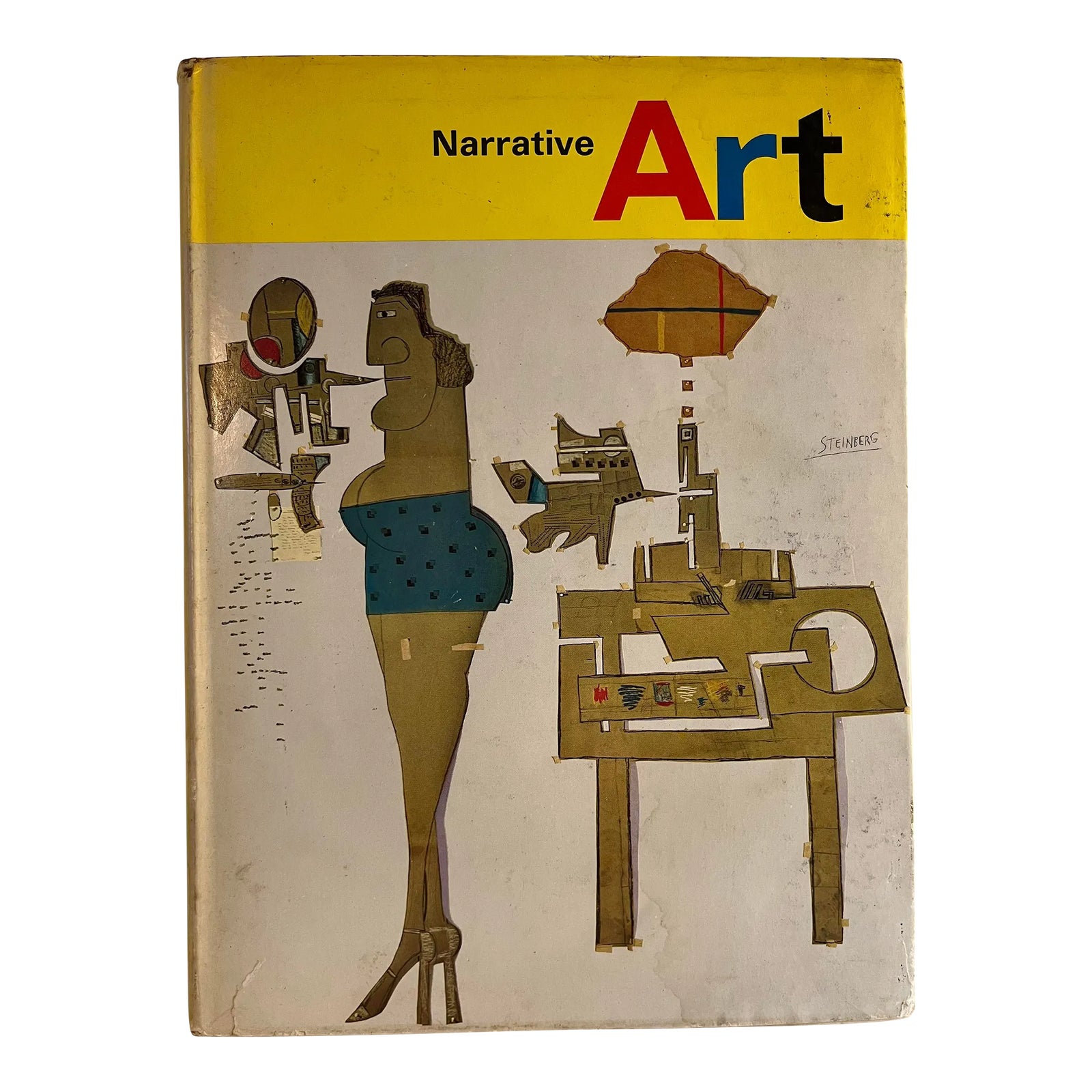 1970-narrative-art-book-chairish