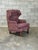 Wood 1950s Edward Wormley for Dunbar Attributed Janus Wingback Chair For Sale - Image 7 of 11
