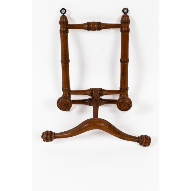 Antique Faux Bamboo Coat Rack, France, Circa 1910 For Sale - Image 4 of 9