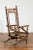 Rustic 19th Century Indian Rocking Chair with Metal Accents and Turned Supports For Sale - Image 10 of 10