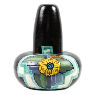 Art Deco Glazed Stoneware Vase by Louis Dage, France, 1930s For Sale