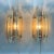 Italian Murano Glass & Chrome Sconces by Veca, 1970s, Set of 2 For Sale - Image 3 of 12