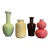 Chinese Porcelain Polychrome Bud Vases- A Set of 4 For Sale
